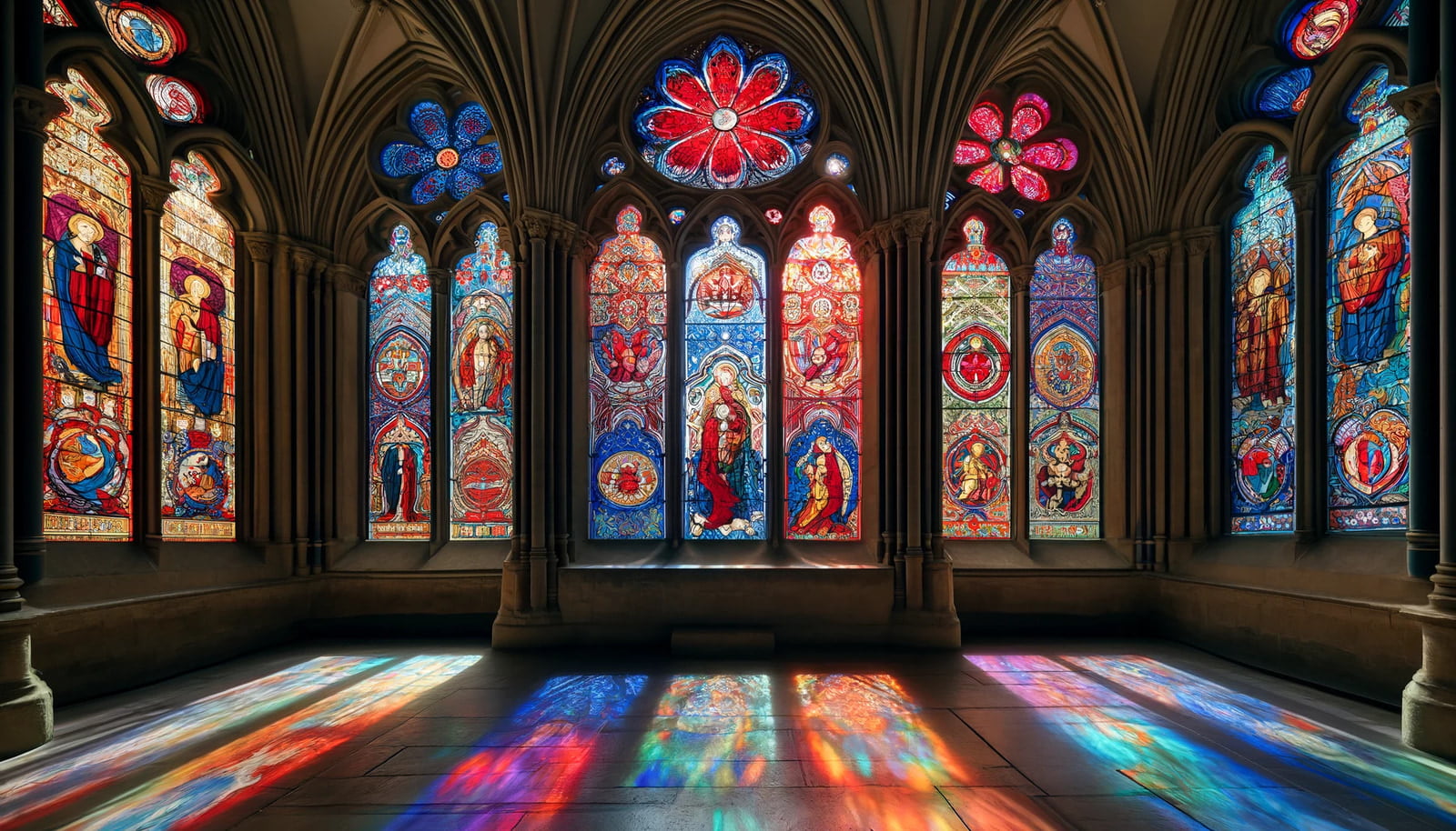 Vibrant Views: The Charm of Coloured Glass Windows